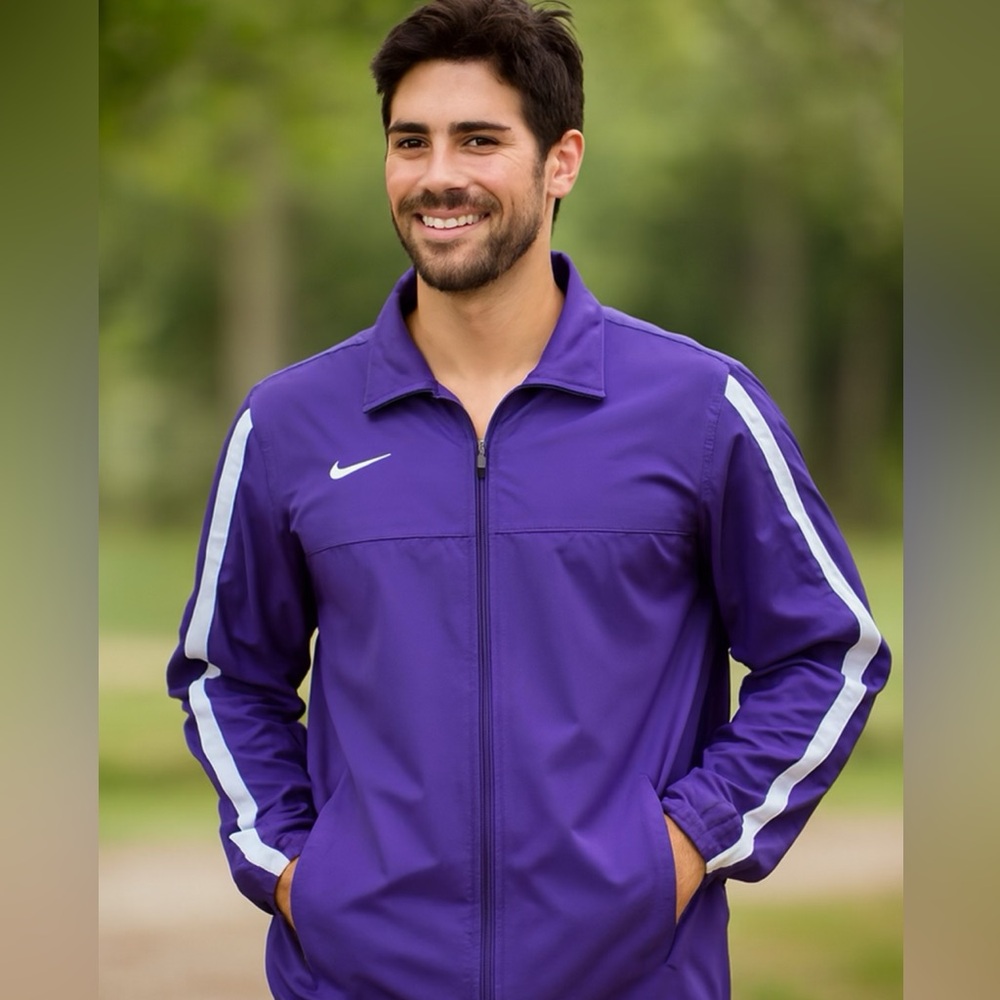 Nike Men's Vibrant Purple Windbreaker